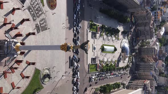 Kyiv Ukraine  Independence Square Maidan