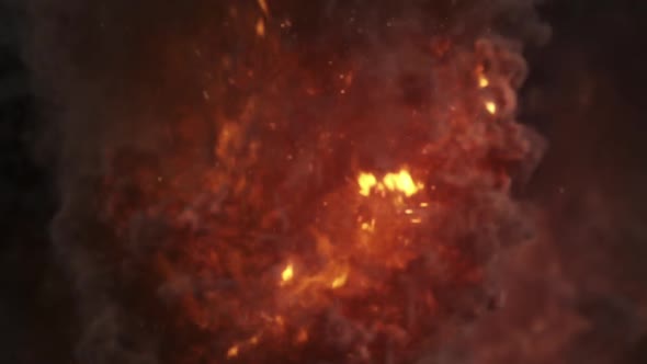 Fire Explosion Background Loop alt