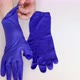 Doctor putting on blue medical latex gloves - VideoHive Item for Sale