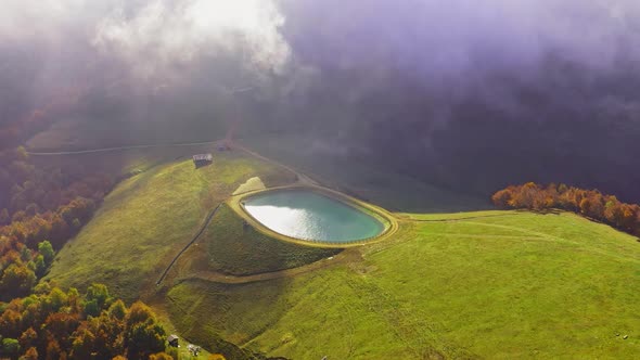 A wonderful view of the lake