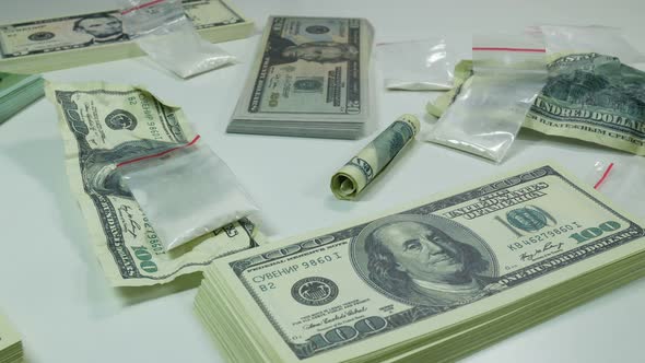 Illegal Dirty Profits From The Sale Of Cocaine