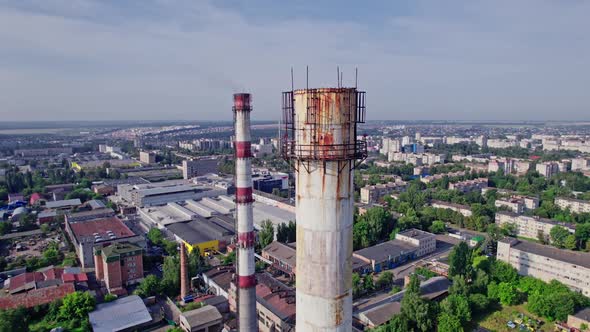 Brick Pipe with Telecommunications Equipment