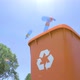 Plastic Bottles Are Thrown and Falling Into Plastic Garbage Waste Bin - VideoHive Item for Sale
