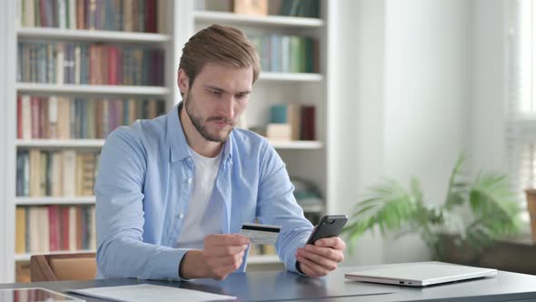 Man Having Online Payment Failure on Smartphone