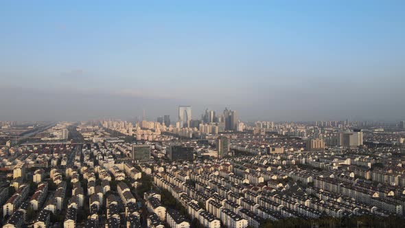 Aerial City, Blue Sky Suzhou