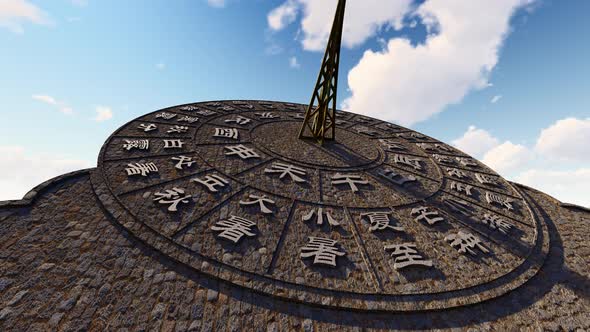 Sundial Time Elapses And Time Changes Delay Photography alt