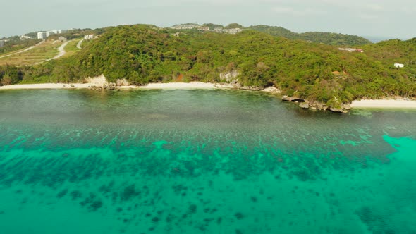 Seascape with Beah on the Island of Boracay Philippines