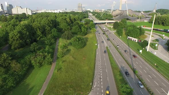 Aerial view of Georg-Brauchle-Ring