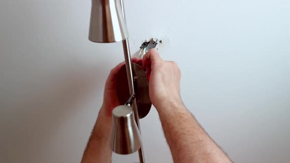 Installing a new ceiling light