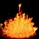 Burning flames from start to finish with ProRes Isolated by Alpha channel (transparent background) - VideoHive Item for Sale