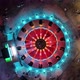 State fair at night time aerial view. - VideoHive Item for Sale