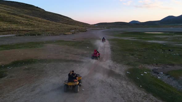 ATV Riding Attraction Overhead Aerial View