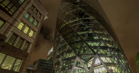 gherkin london fish eye city building night architecture