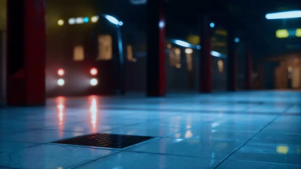 Empty Metro Station During the Coronavirus Covid19 Pandemic alt