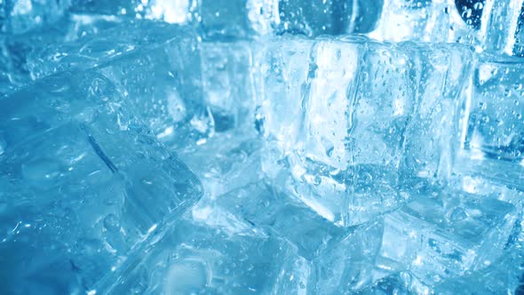 Ice Cubes, Abstract Background.