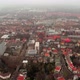 Aerial view over the houses of Braunschweig in Germany - VideoHive Item for Sale