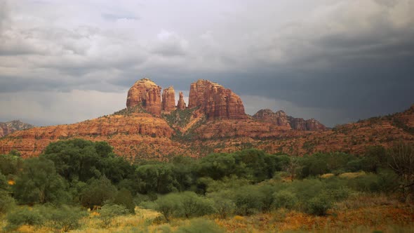 Sedona Cathedral Rock with Storm Pan