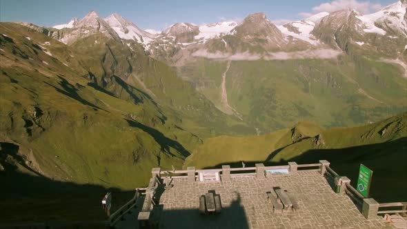 Grossglockner viewpoint in the Alps