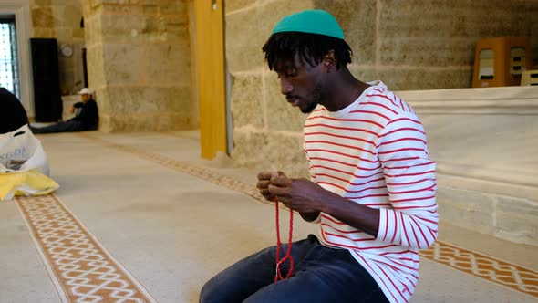 Black Young Man Rosary