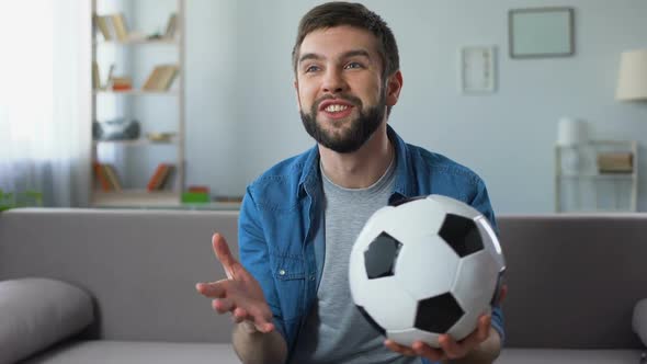 Hopeless Fan Disappointed at Bad Game of National Football Team, Competition