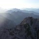 Drone flight over a mountain range in the Julian Alps, Mangart, Triglav National Park - VideoHive Item for Sale