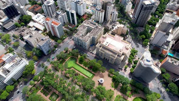 Southeast Brazil. Belo Horizonte Minas Gerais Brazil. Landmark of city.