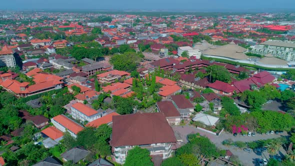 Flight Overlooking the City of Bali on the Indian Ocean 44