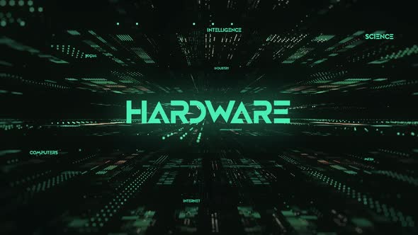 Sci Fi Digital Data Word Hardware alt