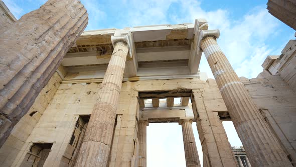 Acropolis Monuments Pillars Temples and Shrines