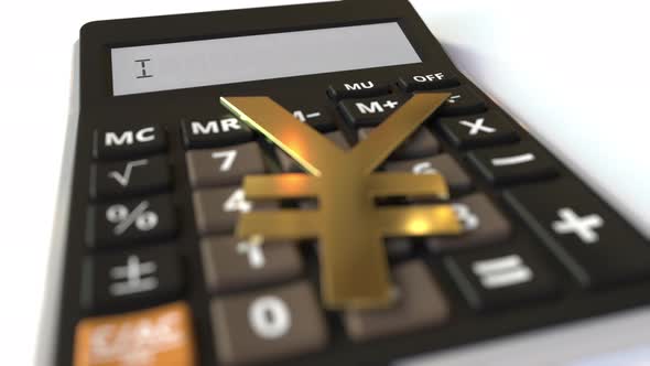 Yen Currency Symbol on the Keys and INVEST Text on Calculator alt