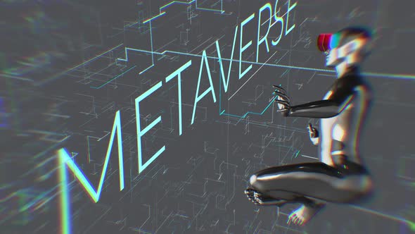 Metaverse Concept Space Title