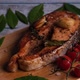 Healthy Food - Atlantic salmon steak with ingredients - VideoHive Item for Sale