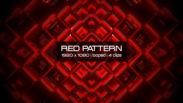 Red Pattern VJ Pack