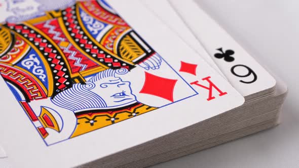 Close-up of playing cards