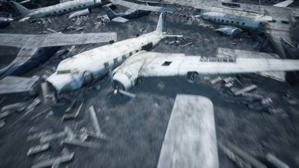 Abandoned and Destroyed Planes
