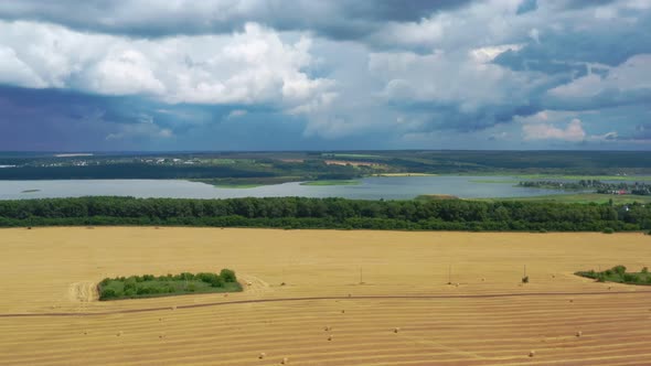 Panorama of the Berd river.