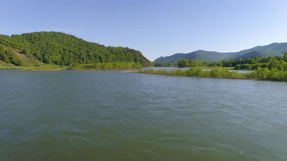 Fast Flying over River 2