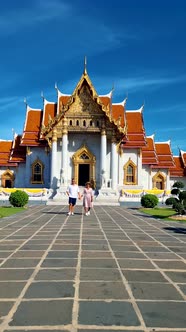 Wat Benchamabophit the Marble Temple the Royal Temple in Capital City Bangkok Thailand