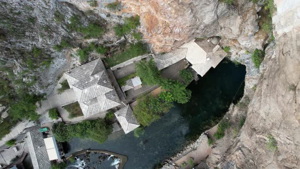 Blagaj Tekija Under Rock