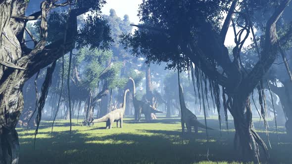 Dinosaur In The Forest alt