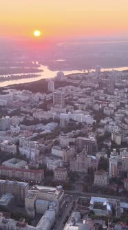 Ukraine Kyiv in the Morning at Sunrise