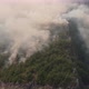 Wild Fire Over Mountain Forest Near Lake Piva in Montenegro in August of 2021 - VideoHive Item for Sale