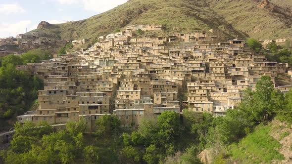 Rural tourism, Sustainable Tourism, Meet the rural architecture. A village in the mountains. The roo