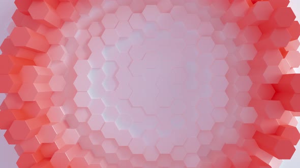 Hexagon Waves 4k