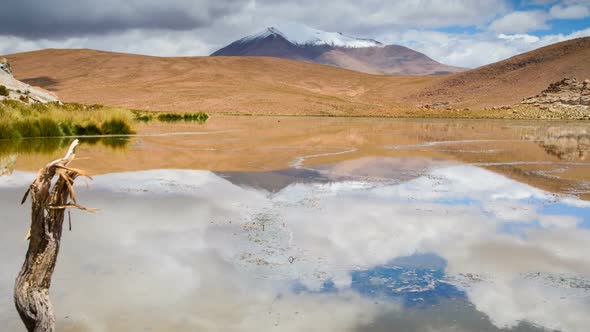 Mirroring Black Lake in Bolivia