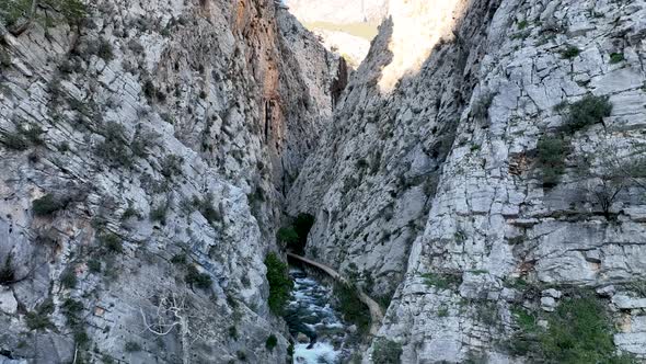 Canyon in the mountains Turkey Alanya 4 K