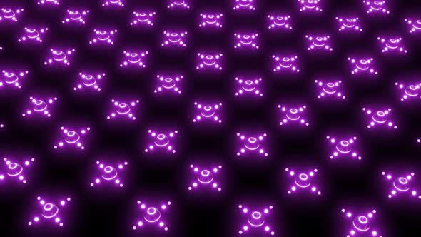 Colored Rotation Glowy Spheres 4K alt