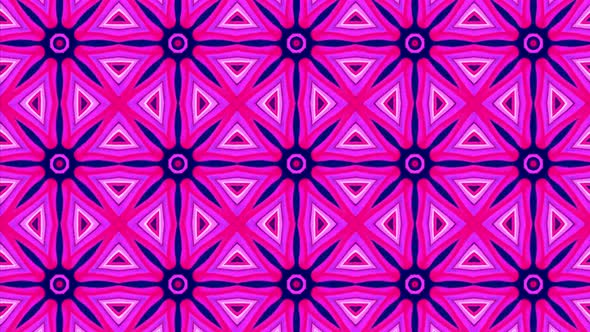 Colorful abstract geometric Kaleidoscope background.