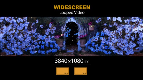 Widescreen Luxury Magic Garden Hall 18