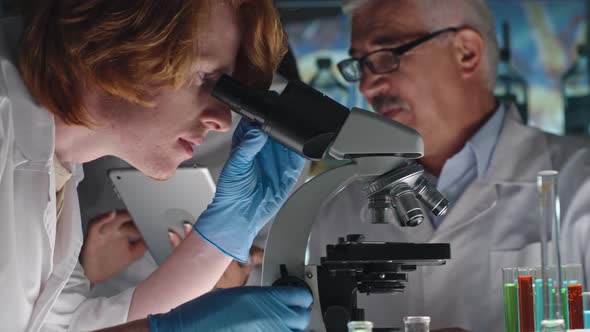 Professional Chemists Working Together alt